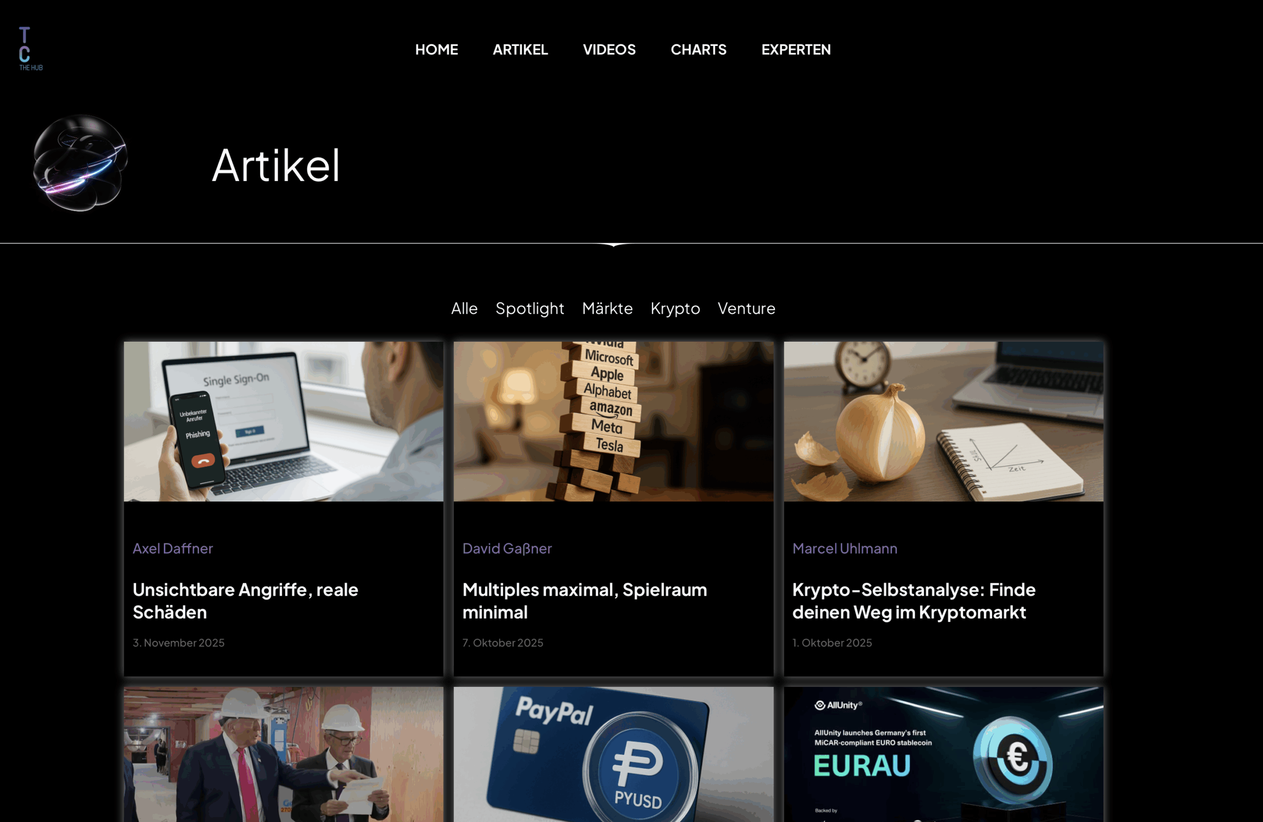 TC-Hub Artikelseite
